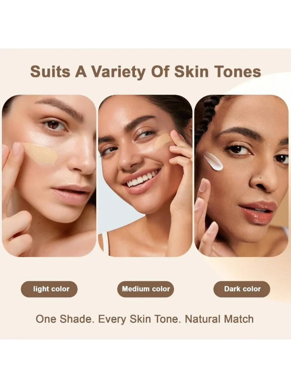 Color Changing Liquid Foundation - Skin Tone Adapting Makeup for Women